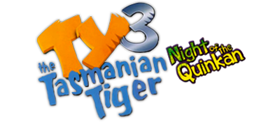 Ty the Tasmanian Tiger 3: Night of the Quinkan logo for Playstation 2